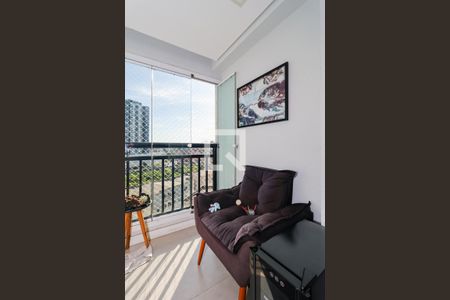 Varanda da Sala de apartamento à venda com 3 quartos, 73m² em Vila Andrade, São Paulo