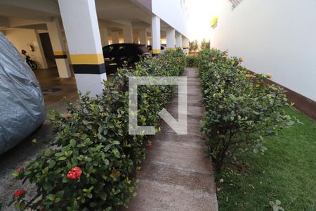 Hall de entrada de apartamento para alugar com 2 quartos, 58m² em Daniel Fonseca, Uberlândia