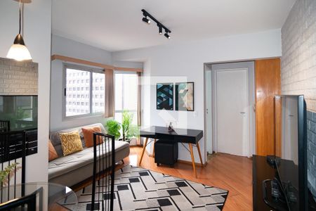 Sala de apartamento à venda com 1 quarto, 42m² em Bela Vista, São Paulo