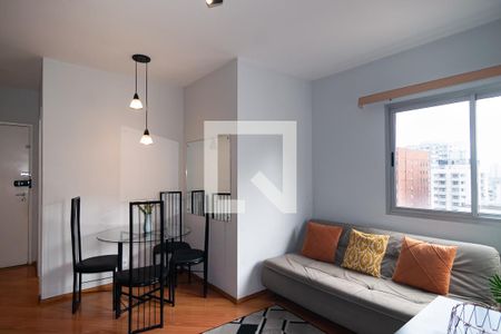 Sala de apartamento à venda com 1 quarto, 42m² em Bela Vista, São Paulo