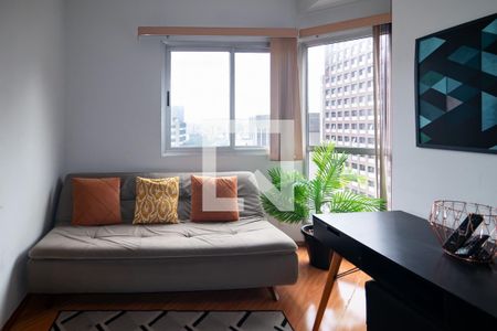 Sala de apartamento à venda com 1 quarto, 42m² em Bela Vista, São Paulo