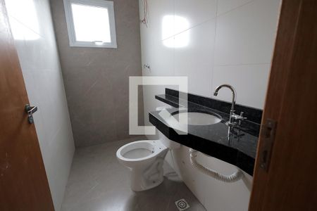 Banheiro Suíte de apartamento à venda com 2 quartos, 104m² em Vila Eldizia, Santo André