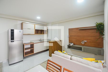 Sala/Cozinha de apartamento para alugar com 1 quarto, 42m² em Centro, São Bernardo do Campo