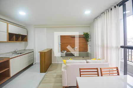 Sala/Cozinha de apartamento para alugar com 1 quarto, 42m² em Centro, São Bernardo do Campo