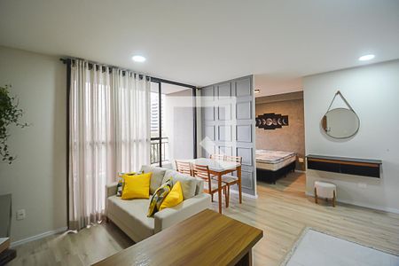 Sala/Cozinha de apartamento para alugar com 1 quarto, 42m² em Centro, São Bernardo do Campo