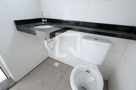 Banheiro Cobertura de apartamento à venda com 2 quartos, 98m² em Vila Eldizia, Santo André