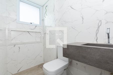 Banheiro de apartamento à venda com 3 quartos, 116m² em Minas Brasil, Belo Horizonte
