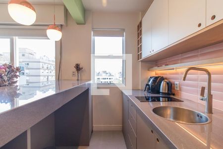 Cozinha de apartamento para alugar com 1 quarto, 41m² em Centro Histórico, Porto Alegre