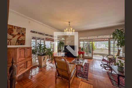 Sala de apartamento à venda com 4 quartos, 442m² em Botafogo, Rio de Janeiro