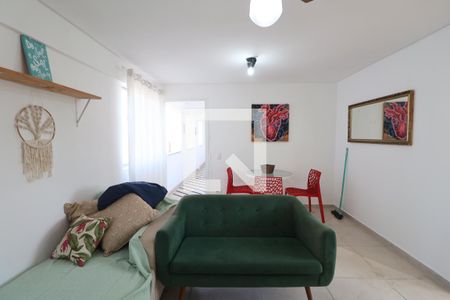 Sala de apartamento para alugar com 5 quartos, 220m² em Jardim Vitoria, Guarujá