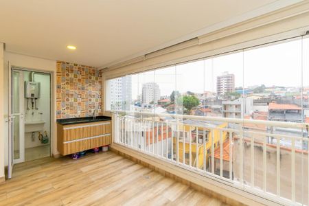 Varanda Gourmet de apartamento à venda com 2 quartos, 70m² em Vila Ema, São Paulo