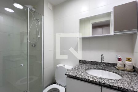 Banheiro Social de kitnet/studio à venda com 1 quarto, 27m² em Cursino, São Paulo