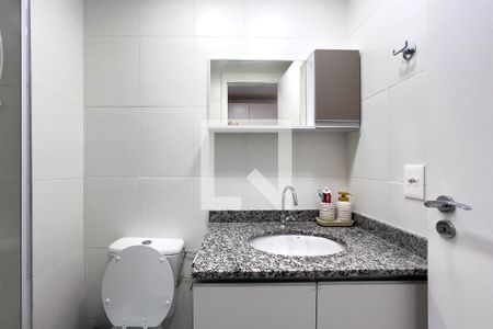 Banheiro Social de kitnet/studio à venda com 1 quarto, 27m² em Cursino, São Paulo