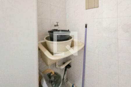 Área de serviço de apartamento para alugar com 1 quarto, 47m² em Jardim Tres Marias, Guarujá