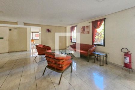 Área comum de apartamento para alugar com 1 quarto, 47m² em Jardim Tres Marias, Guarujá