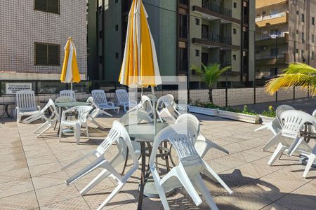 Área comum - Piscina de apartamento para alugar com 1 quarto, 47m² em Jardim Tres Marias, Guarujá