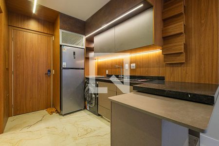 Sala/Cozinha de apartamento para alugar com 1 quarto, 33m² em Pinheiros, São Paulo