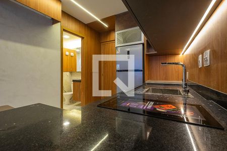 Sala/Cozinha de apartamento para alugar com 1 quarto, 33m² em Pinheiros, São Paulo