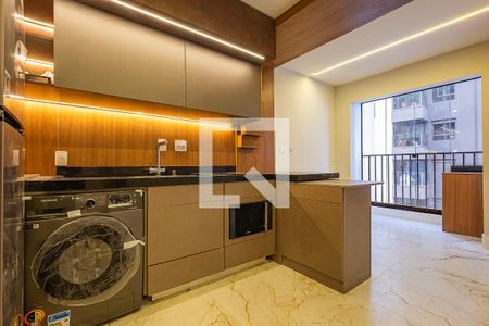 Sala/Cozinha de apartamento para alugar com 1 quarto, 33m² em Pinheiros, São Paulo