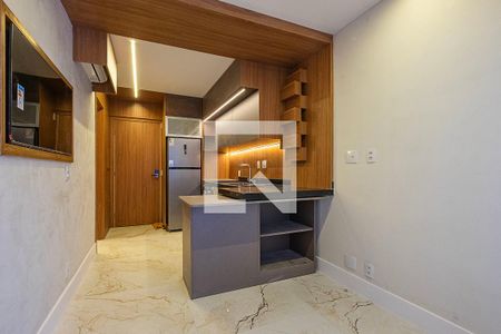 Sala/Cozinha de apartamento para alugar com 1 quarto, 33m² em Pinheiros, São Paulo
