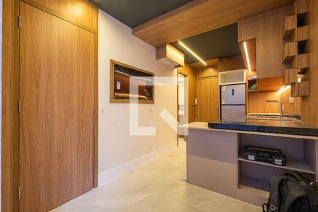 Sala/Cozinha de apartamento para alugar com 1 quarto, 33m² em Pinheiros, São Paulo