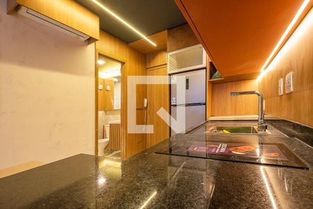 Sala/Cozinha de apartamento para alugar com 1 quarto, 33m² em Pinheiros, São Paulo