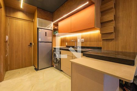 Sala/Cozinha de apartamento para alugar com 1 quarto, 33m² em Pinheiros, São Paulo