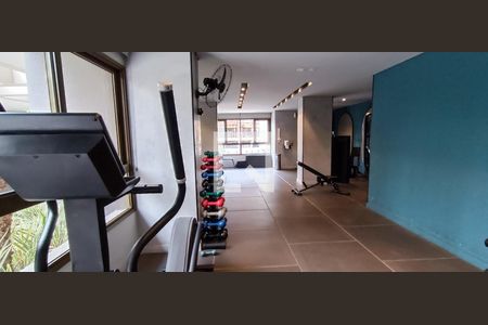 Área comum - Academia de kitnet/studio para alugar com 1 quarto, 25m² em Vila Andrade, São Paulo