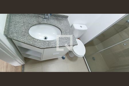 Banheiro de kitnet/studio para alugar com 1 quarto, 25m² em Vila Andrade, São Paulo