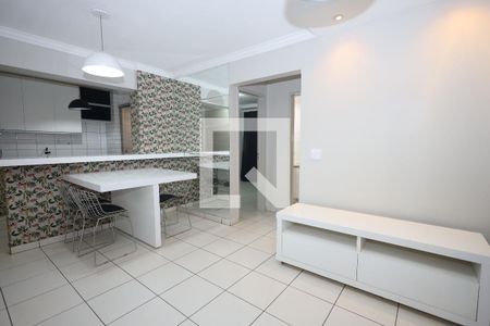 Sala de apartamento para alugar com 2 quartos, 59m² em Residencial Eldorado, Goiânia