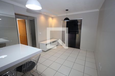 Sala de apartamento para alugar com 2 quartos, 59m² em Residencial Eldorado, Goiânia