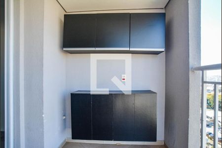 Varanda da Sala de apartamento à venda com 3 quartos, 62m² em Vila Curuçá, Santo André