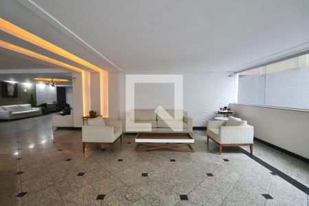Hall de entrada de apartamento para alugar com 2 quartos, 67m² em Barra Funda, Guarujá