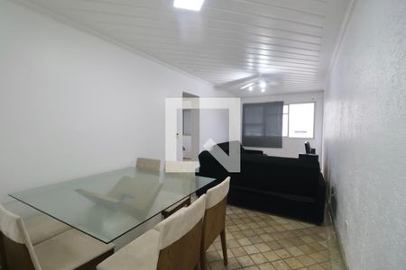 Sala de apartamento para alugar com 2 quartos, 67m² em Barra Funda, Guarujá