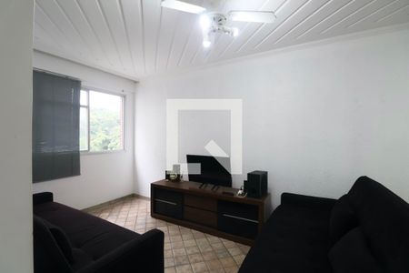 Sala de apartamento para alugar com 2 quartos, 67m² em Barra Funda, Guarujá