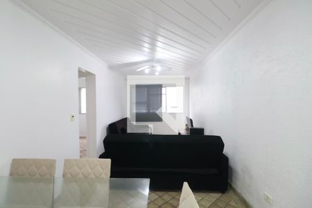 Sala de apartamento para alugar com 2 quartos, 67m² em Barra Funda, Guarujá