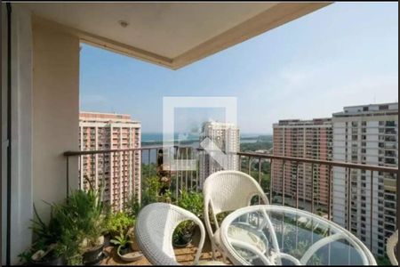 Varanda da Sala de apartamento à venda com 3 quartos, 111m² em Barra da Tijuca, Rio de Janeiro