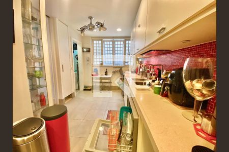 Cozinha de apartamento à venda com 3 quartos, 146m² em Gávea, Rio de Janeiro