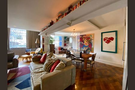 Sala de apartamento à venda com 3 quartos, 146m² em Gávea, Rio de Janeiro