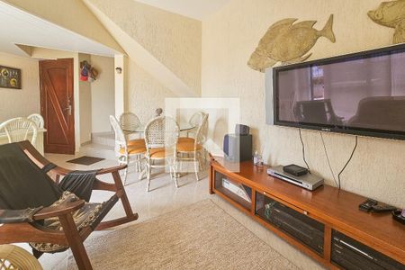 Sala de apartamento para alugar com 3 quartos, 240m² em Balneario Cidade Atlantica, Guarujá