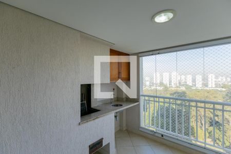 Varanda gourmet vista de apartamento para alugar com 3 quartos, 185m² em Jardim Anhanguera, São Paulo