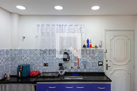 Sala/Cozinha de apartamento para alugar com 1 quarto, 44m² em Boqueirão, Praia Grande