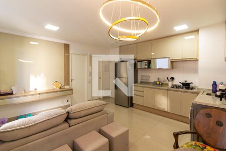Sala de apartamento à venda com 1 quarto, 34m² em Jardim Taquaral, São Paulo