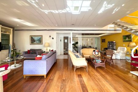Sala de apartamento à venda com 4 quartos, 330m² em Lagoa, Rio de Janeiro