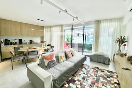 Sala de apartamento à venda com 2 quartos, 139m² em Leblon, Rio de Janeiro