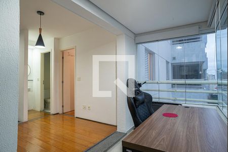 Varanda do Studio de apartamento à venda com 1 quarto, 36m² em Bela Vista, São Paulo