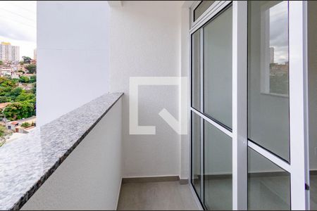 Varanda da Sala de apartamento à venda com 2 quartos, 55m² em Buritis, Belo Horizonte