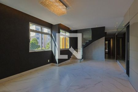 Sala de apartamento à venda com 4 quartos, 260m² em Gutierrez, Belo Horizonte