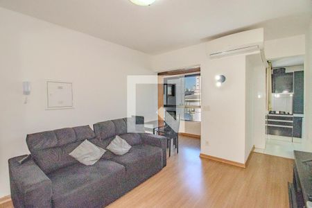 Sala de apartamento à venda com 1 quarto, 46m² em Cristo Redentor, Porto Alegre