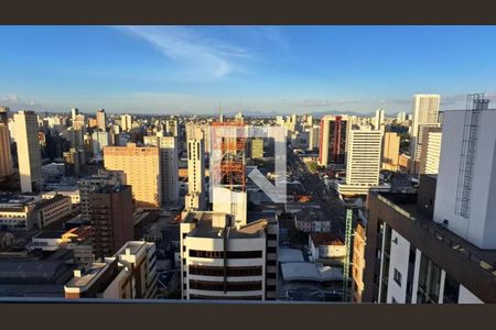 Vista da Sacada de kitnet/studio para alugar com 1 quarto, 33m² em Centro, Curitiba